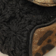Dolce & Gabbana Brown Leopard Print Clutch Bag