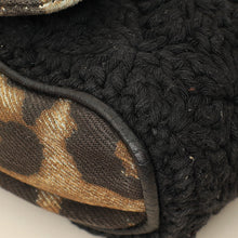 Dolce & Gabbana Brown Leopard Print Clutch Bag