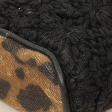 Dolce & Gabbana Brown Leopard Print Clutch Bag