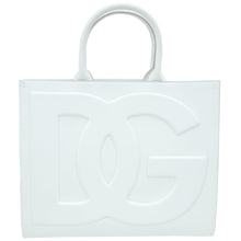 Dolce & Gabbana White Daily Logo Medium Tote Bag
