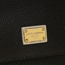Dolce & Gabbana Black Dauphine Sicily Micro Bag