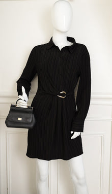 Dolce & Gabbana Black Dauphine Sicily Micro Bag