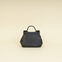 Dolce & Gabbana Black Dauphine Sicily Micro Bag