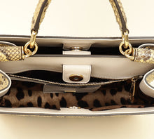 Dolce & Gabbana Beige Python Sicily Shopper Bag