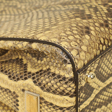 Dolce & Gabbana Beige Python Sicily Shopper Bag