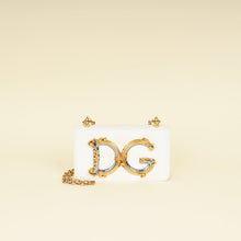 Dolce & Gabbana White DG Girl Phone Chain Bag