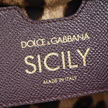 Dolce & Gabbana Dark Aubergine Dauphine Sicily Small Bag