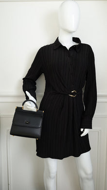 Dolce & Gabbana Black Mini Sicily 58 Shoulder Bag
