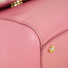 Dolce & Gabbana Pink Iguana Print Sicily Medium Bag