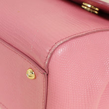 Dolce & Gabbana Pink Iguana Print Sicily Medium Bag