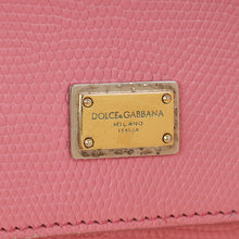 Dolce & Gabbana Pink Iguana Print Sicily Medium Bag