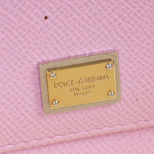 Dolce & GAbbana Pink Sicily Smart Gloss Bag Chain Wallet