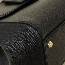 Dolce & Gabbana Black Sicily Bag with Scarf