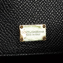 Dolce & Gabbana Black Dauphine Sicily Medium Bag