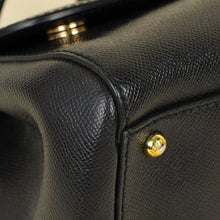Dolce & Gabbana Black Dauphine Sicily Medium Bag