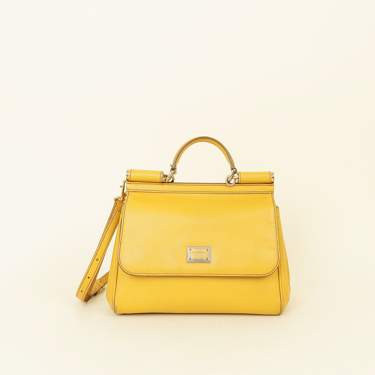 Dolce & Gabbana Yellow Sicily Medium Bag