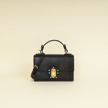 Dolce & Gabbana Black Iguana Print Lucia Bag