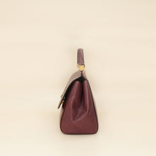 Dolce & Gabbana Burgundy Sicily Iguana Print Medium Bag