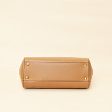 Dolce & Gabbana Brown Sicily Dauphine Medium Flap Bag