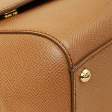 Dolce & Gabbana Brown Sicily Dauphine Medium Flap Bag