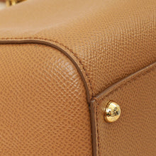 Dolce & Gabbana Brown Sicily Dauphine Medium Flap Bag