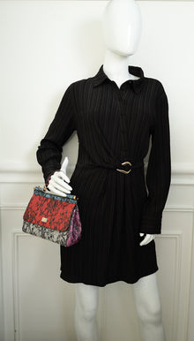 Dolce & Gabbana Multicolor Sicily Print Small Bag