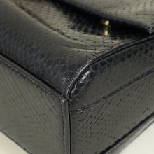 Dolce & Gabbana Black Millennials Python Flap Chain Bag