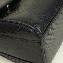 Dolce & Gabbana Black Millennials Python Flap Chain Bag
