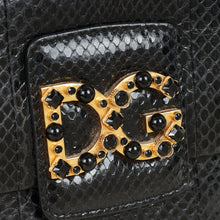 Dolce & Gabbana Black Millennials Python Flap Chain Bag