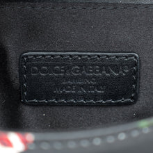 Dolce & Gabbana Black Multicolor DG Floral Print Top Handle Bag
