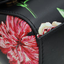 Dolce & Gabbana Black Multicolor DG Floral Print Top Handle Bag