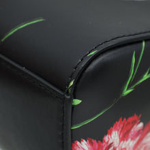 Dolce & Gabbana Black Multicolor DG Floral Print Top Handle Bag