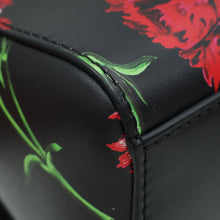 Dolce & Gabbana Black Multicolor DG Floral Print Top Handle Bag