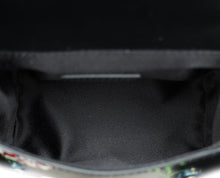 Dolce & Gabbana Black Multicolor DG Floral Print Top Handle Bag