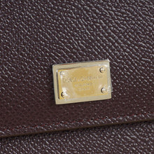 Dolce & Gabbana Burgundy Sicily Phone Chain Bag