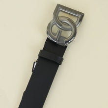 Dolce & Gabbana Black Crossover DG Buckle Belt 38
