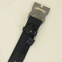 Dolce & Gabbana Black Crossover DG Buckle Belt 38