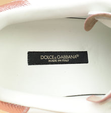 Dolce & Gabbana Bicolor Pearl-Detail Portofino Sneakers 37