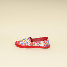 Dolce & Gabbana Red Multicolor Majolica Print Espadrille 39