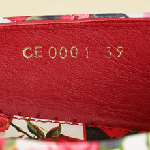 Dolce & Gabbana Red Multicolor Majolica Print Espadrille 39