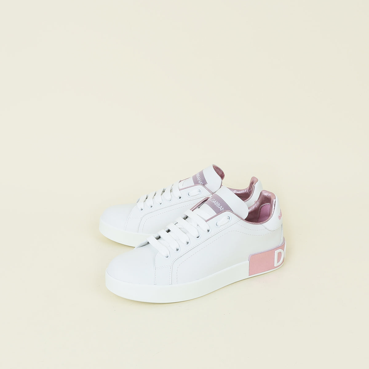 Dolce & Gabbana Bicolor Portofino Sneakers 39