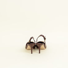 Dolce & Gabbana Burgundy DG Amore Slingback Pumps 39