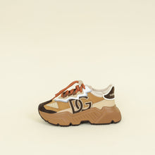 Dolce & Gabbana Brown Multicolor DG Logo Daymaster Sneakers 36