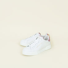 Dolce & Gabbana Bicolor Portofino Pearl Sneakers 37