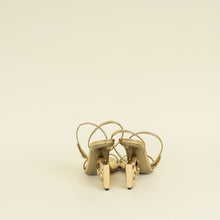 Dolce & Gabbana Gold DG Heel Sandal 37