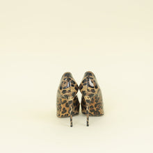 Dolce & Gabbana Brown Patent Leopard-Printed Pumps 38.5