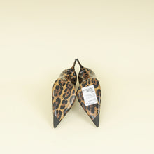Dolce & Gabbana Brown Patent Leopard-Printed Pumps 38.5