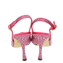 Dolce & Gabbana Pink Slingback Crystal Pumps 38