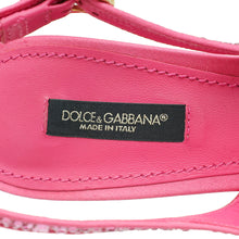 Dolce & Gabbana Pink Slingback Crystal Pumps 38