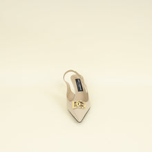 Dolce & Gabbana Beige Lollo 60 Slingback Pumps 38